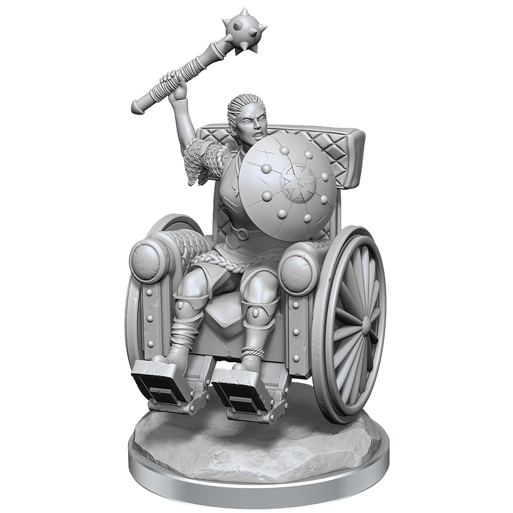D&D Minis: Human Clerics Accessibility (Unpainted / WV18)