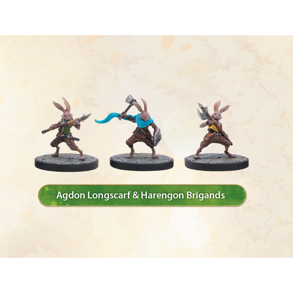 D&D Minis: Harengon Brigands (Prepainted)