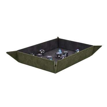 Ultra PRO Foldable Dice Tray: Suede Collection - Emerald