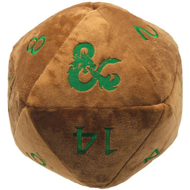 Ultra PRO: Plush Jumbo D20 - Copper/Green (D&D Logo)