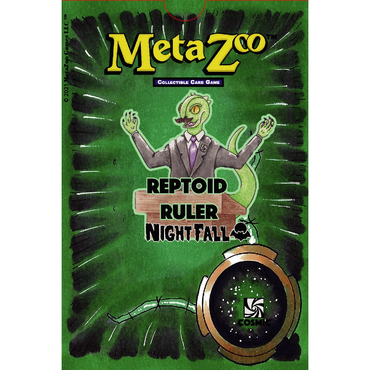 MetaZoo Nightfall Themed Deck: Reptoid Ruler