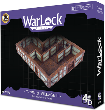 Warlock Dungeon Tiles: Town & Village 2 Plaster Walls