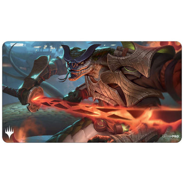 Kamigawa Neon Dynasty Playmat featuring Chishiro, the Shattered Blade for Magic: The Gathering