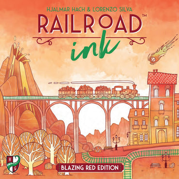 Railroad Ink Challenge - Blazing Red Edition