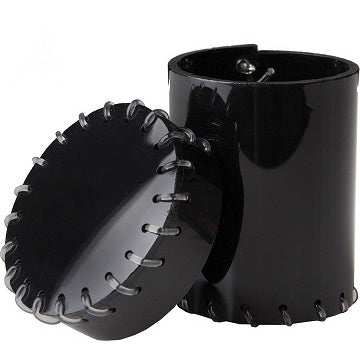 Plastic Dice Cup - Black