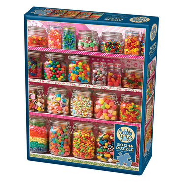 Cobble Hill Puzzles (500 Pieces): Candy Shelf