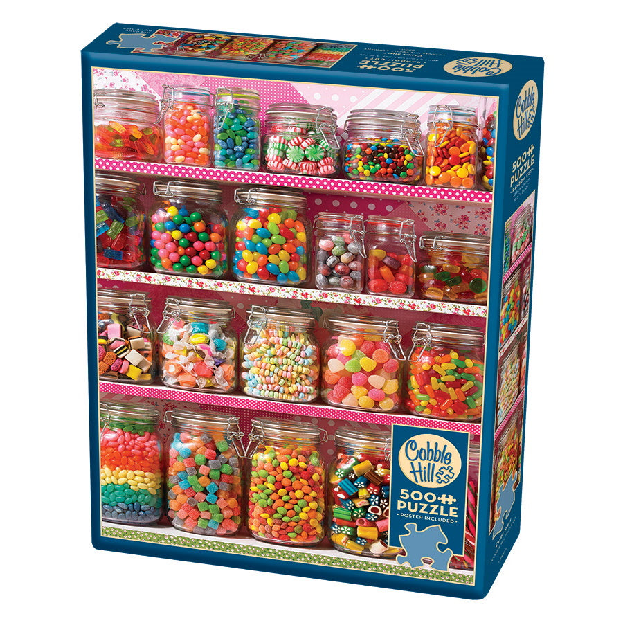 Cobble Hill Puzzles: 1000 Pieces: Candy Shelf