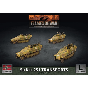 Flames of War 3rd Ed German: SD Kfz 251 Transports