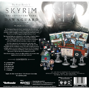 The Elder Scrolls: Skyrim: Adventure Board Game Dawnguard Expansion