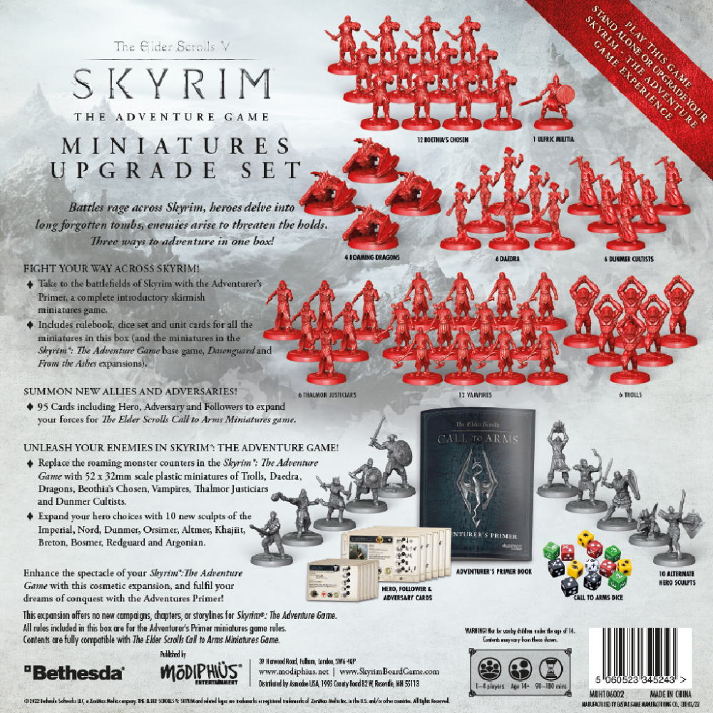 The Elder Scrolls: Skyrim: Adventure Board Game Miniatures Upgrade Set
