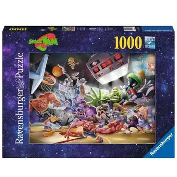 Puzzle: Ravensburger - 1000 Pieces: Space Jam Final Dunk