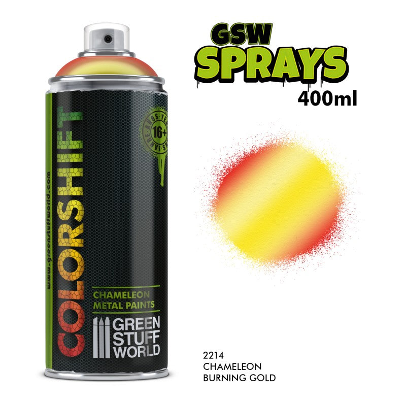 GSW: Colorshift Sprays - Burning Gold (400ml) #2214