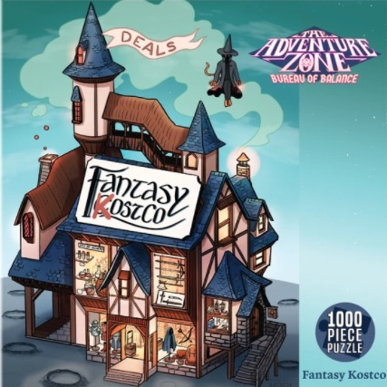 Twogether Puzzles (1000 Pieces): The Adventure Zone - Fantasy Kostco