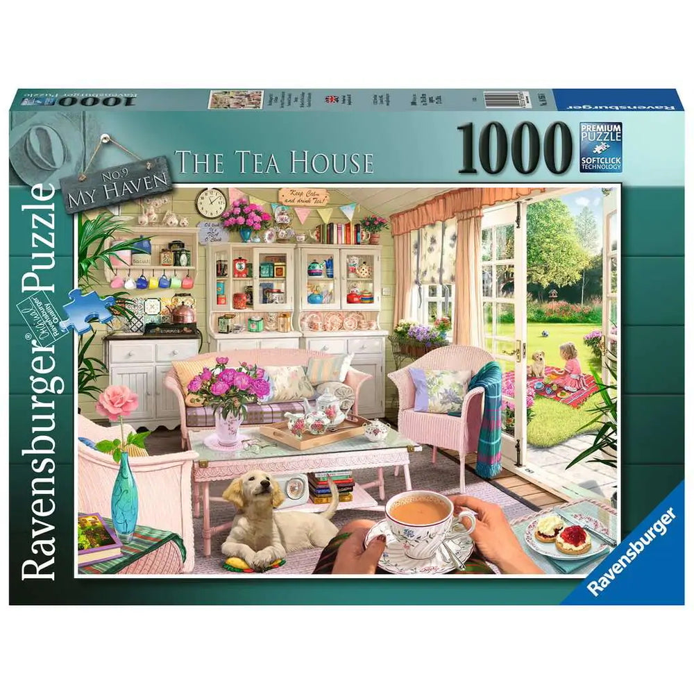 Puzzle: Ravensburger - 1000 Pieces: My Haven No.9: The Tea Home