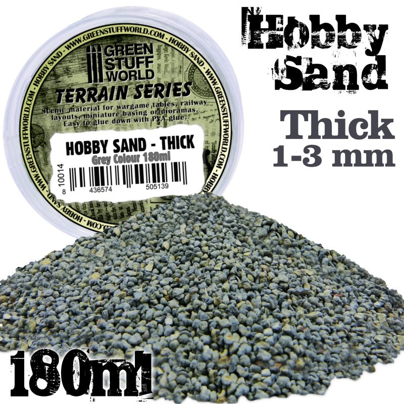 GSW: Terrain Series - Hobby Sand Grey/Thick (1-3mm / 180ml)