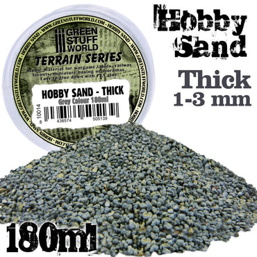 GSW: Terrain Series - Hobby Sand Grey/Thick (1-3mm / 180ml)