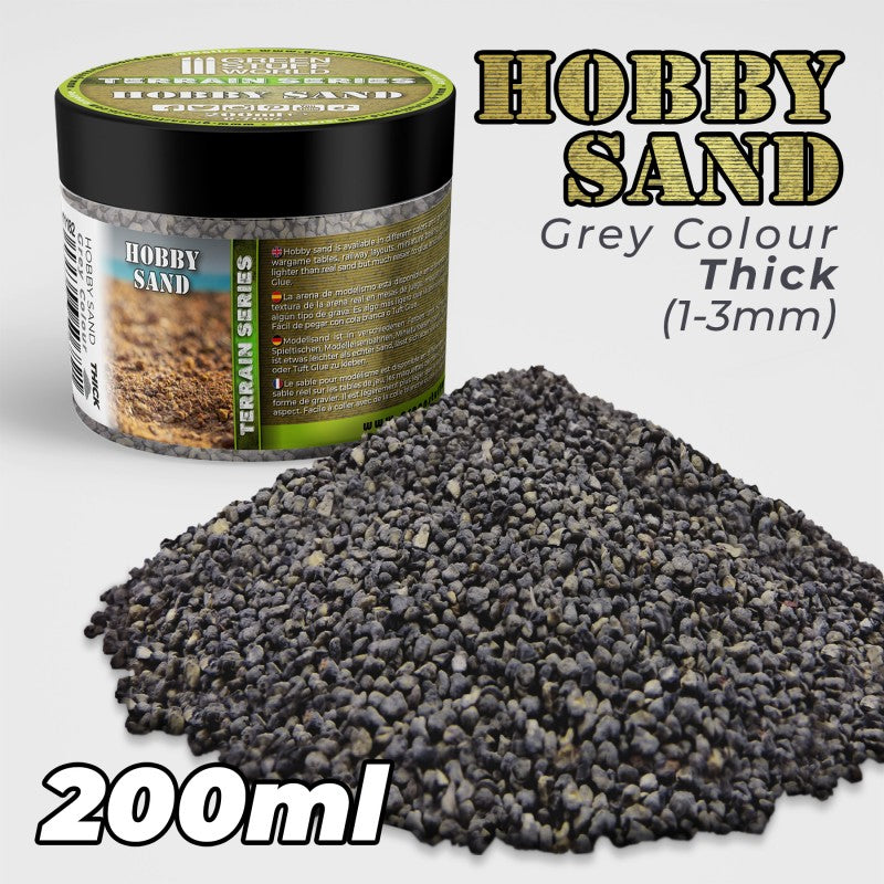 GSW: Terrain Series - Hobby Sand Grey/Thick (1-3mm / 200ml)