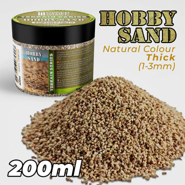GSW: Terrain Series - Hobby Sand Natural/Thick (1-3mm / 200ml)