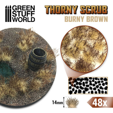 GSW: Terrain Series - Thorny Scrubs Burny Brown (14mm / x48)
