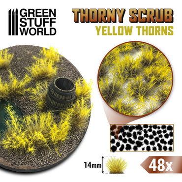 GSW: Terrain Series - Thorny Scrubs Yellow Thorns (14mm / x48)
