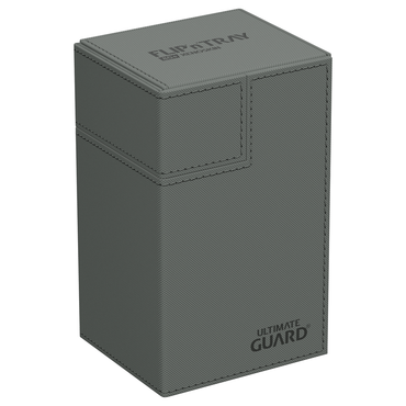 Ultimate Guard Deck Box: Flip’n’Tray - Grey (Holds 80+)