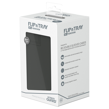 Ultimate Guard Deck Box: Flip’n’Tray - Grey (Holds 80+)