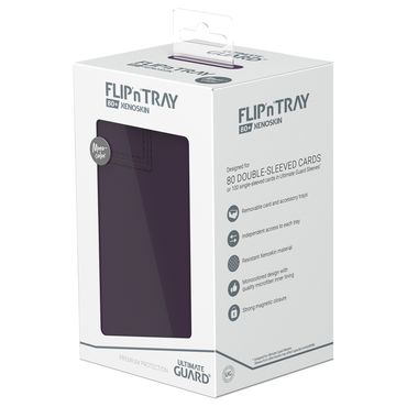 Ultimate Guard Deck Box: Flip’n’Tray - Purple (Holds 80+)