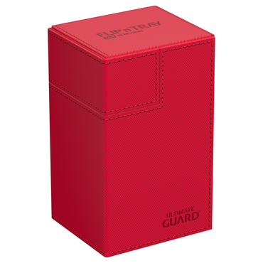 Ultimate Guard Deck Box: Flip’n’Tray - Red (Holds 80+)