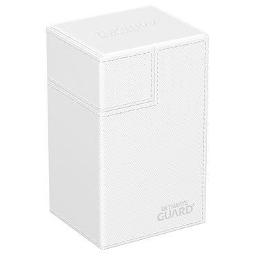 Ultimate Guard Deck Box: Flip’n’Tray - White (Holds 80+)