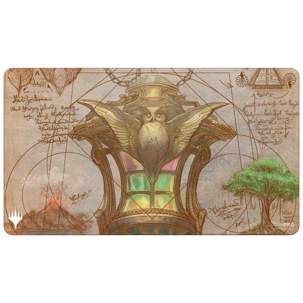 MTG Playmat: The Brothers' War - Chromatic Lantern Schematic Art (Ultra Pro)