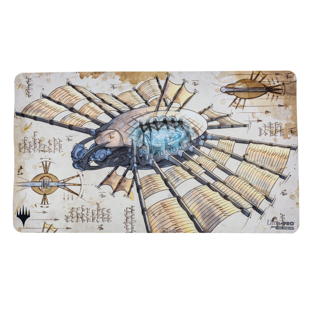 MTG Playmat: The Brothers' War - Ornithopter Schematic Art (Ultra Pro)