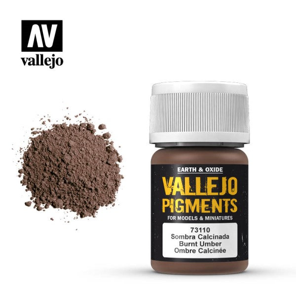 Vallejo: Pigment - Burnt Umber (35ml) (73.110)