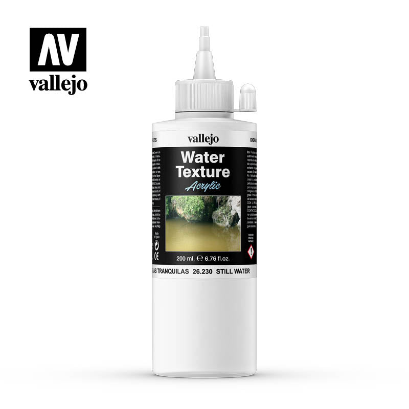 Vallejo: Water Texture Acrylic - Still Water (200ml) (26.230)