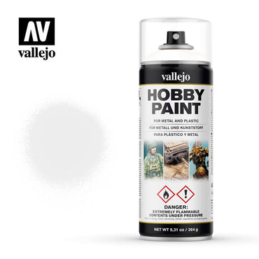 Vallejo Spray: White Primer: 400 mL