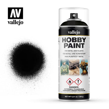 Vallejo Spray: Black Primer: 400 mL