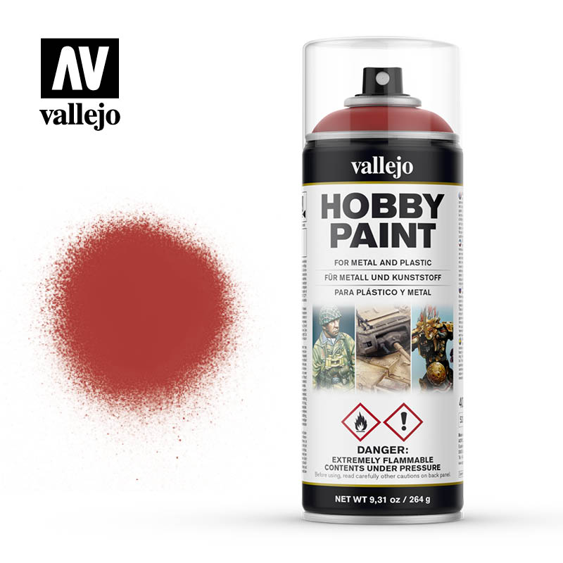 Vallejo: Spray - Scarlet Red (400mL)