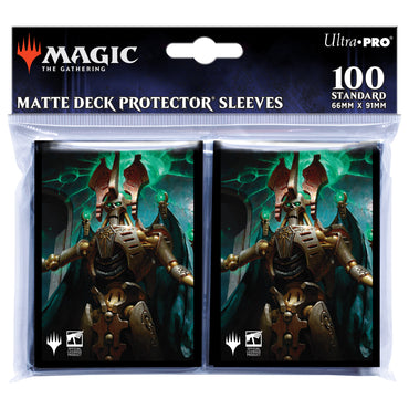 Warhammer 40K Commander Szarekh, the Silent King Standard Deck Protector sleeves for Magic (100-pack) - Ultra Pro Card Sleeves