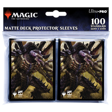 Warhammer 40K Commander The Swarmlord Standard Deck Protector sleeves for Magic (100-pack) - Ultra Pro Card Sleeves