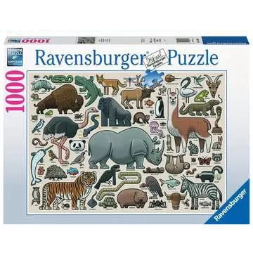Puzzle: Ravensburger - 1000 Pieces: Your Wild Animal